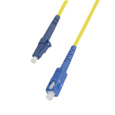 LC-SC Fiber Patchkabel OS2 Singlemode 1m – G657A2 Simplex