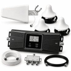 CX320 Large – 5G/4G/3G/GSM Mobile Signal Booster with 3 Indoor Antennas | Up to 800–3000 m²