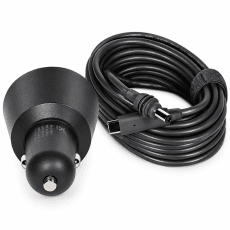 Starlink Mini biladapter med 5 m strömkabel – 12/24 V