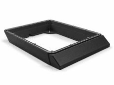 Starlink Mini Flat Mount med plexiglas och vindavvisare | Svart