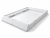 Starlink Standard Flat Mount med plexiglas – aerodynamiskt takfäste | Vit