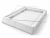 Starlink Standard Flat Mount med plexiglas – aerodynamiskt takfäste | Vit
