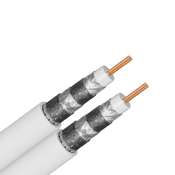 Zoom bild av Koaxialkabel RG-6T Dubbla – Klass A++
