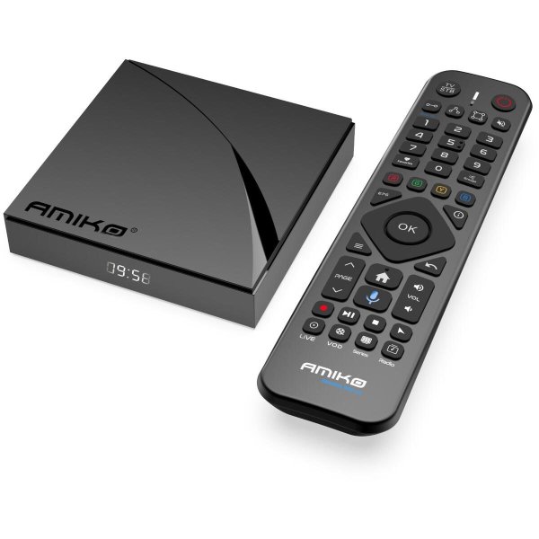 Zoom image of 🔥 Amiko A14 Gold – Best-in-Class Android 14 4K Streaming Box with WiFi 6, Widevine L1 & Built-in VPN (Best in Test)