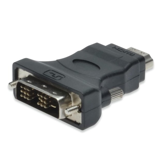 Zoom bild av HDMI-hane till DVI-hane dubbelriktad