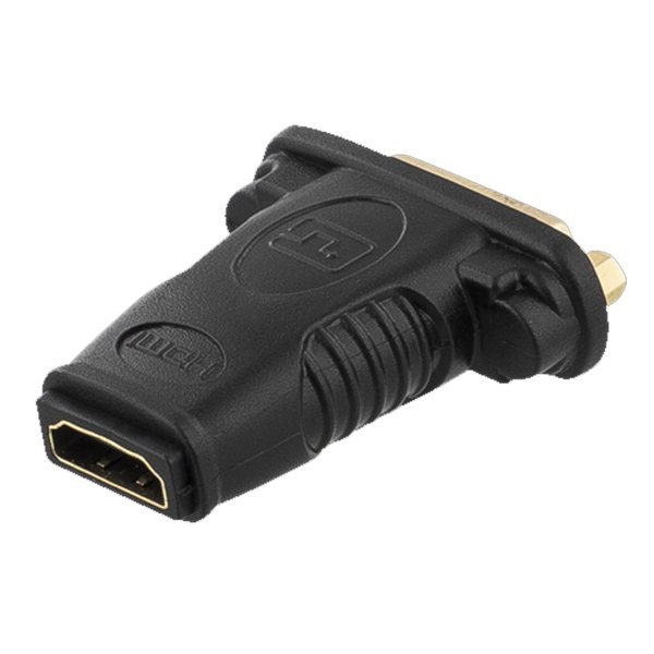 Zoom bild av DVI hona till HDMI hona dubbelriktad