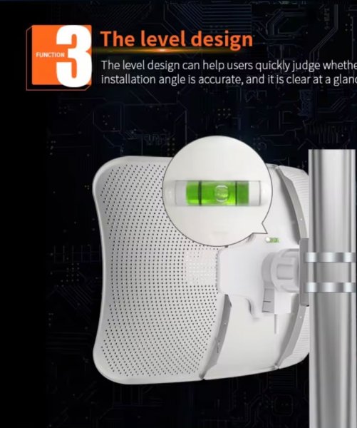 Zoom bild av Qualcomm 900Mbps 20KM utomhus