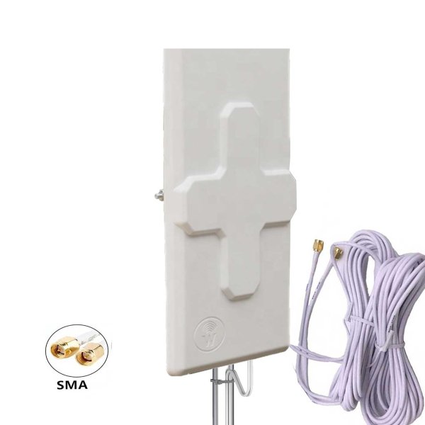 Zoom bild av W-NET PRO Riktantenn 3G,4G,5G LTE MIMO 2X25 dBi inkl. 5m kabel