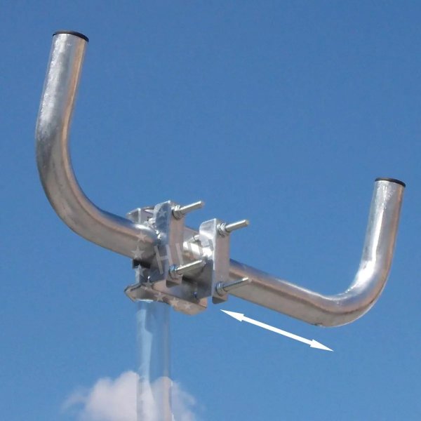 Zoom bild av Mastfäste U-formad – För MIMO-antenner & parabol