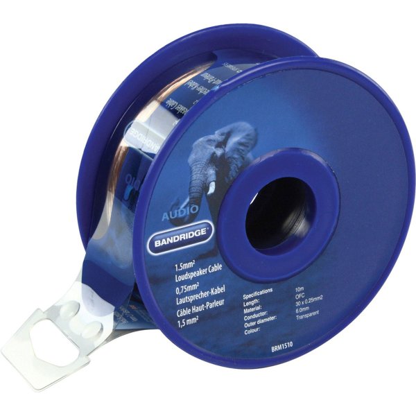 Zoom bild av Högtalarkabel - Transparent - 10 meter