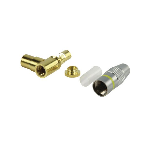 Zoom bild av Antennkontakt Hane vinklad 2 st