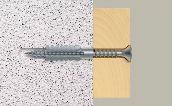 Zoom bild av Metallplugg W-MG 10x60 mm – För betong, tegel och lättklinker