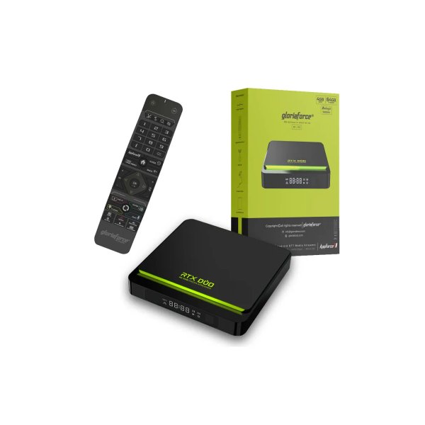 Zoom bild av Gloriaforce RTX Duo 4K UHD Android 11 IPTV Box med HDR10+ & Dual-WiFi
