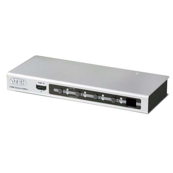 Zoom bild av ATEN Hdmi Switch med fjärrkontroll 4-vägs Pro