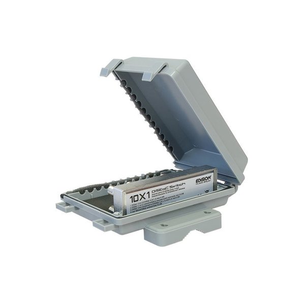 Zoom bild av Diseqc-switch 10 - vägs utomhus