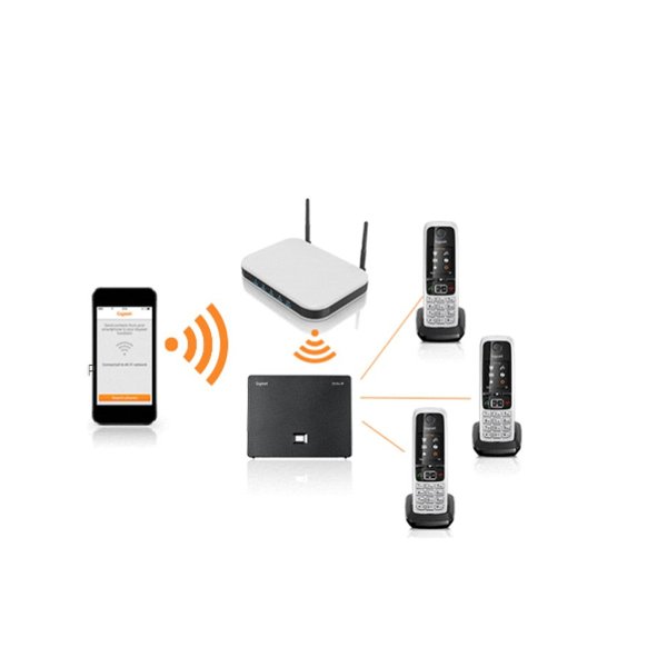 Zoom bild av GIGASET C530IP Svart trådlös telefon