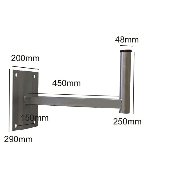 Zoom image of Väggfäste Extra Kraftig – Bygger Ut 35 / 45 / 65 cm