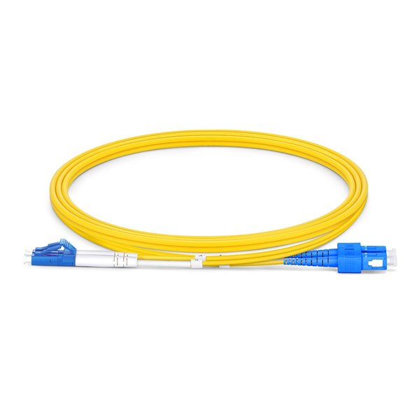 Zoom bild av LC-SC Duplex Fiber Patchkabel 7m OS2 G657A2 – LSZH