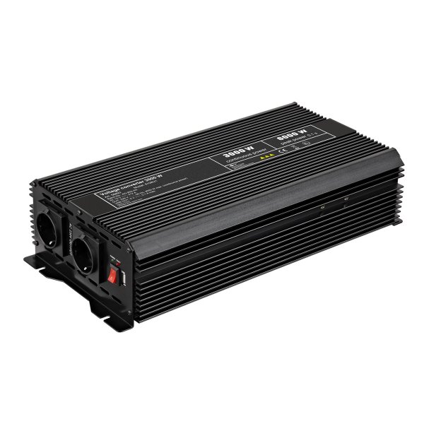 Zoom bild av Strömomvandlare 12V till 230V 3000W – för Husbil, Lastbil, Båt & Camping