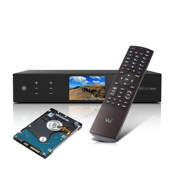 Zoom bild av VU+ Duo 4K SE – Kabel-TV Mottagare med DVB-C FBC Tuner (8 Demodulatorer) – UHD 4K Linux Enigma2 Receiver
