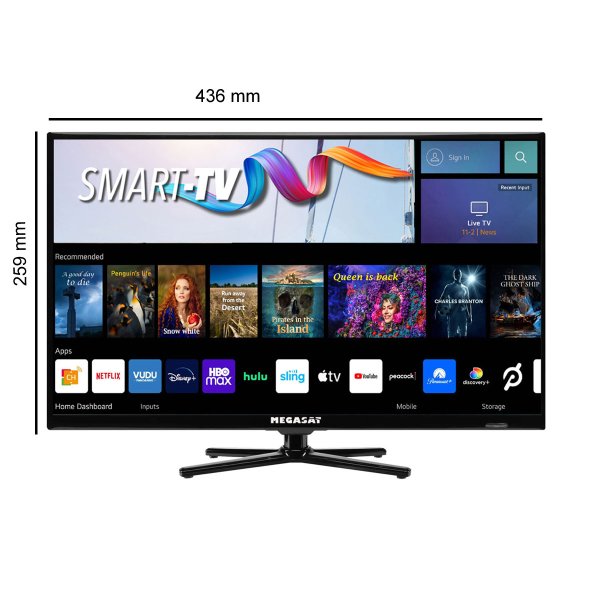 Zoom bild av Megasat Royal Line IV 19 Smart – Smart-TV för Husbil, Båt & Camping