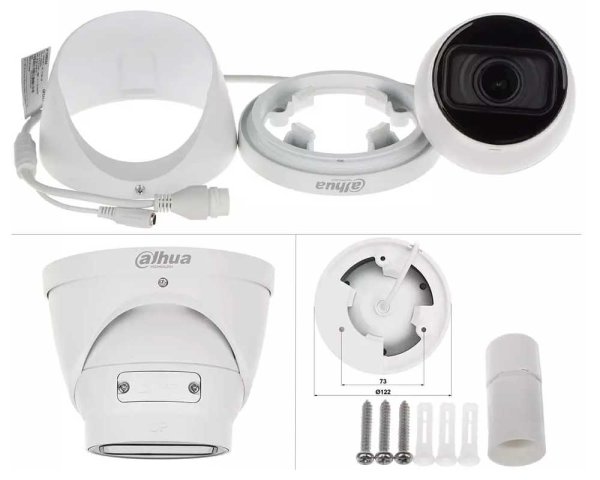 Zoom bild av Dahua Kamera paket kit Inkl 8st 8MP kamera och smart NVR