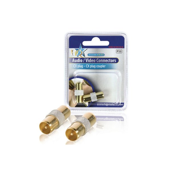 Zoom bild av Dubbelhane antennkontakt 2st