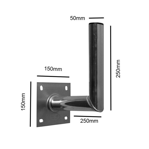 Zoom bild av Väggfäste Aluminium – Bygger ut 15/25/35/45 cm