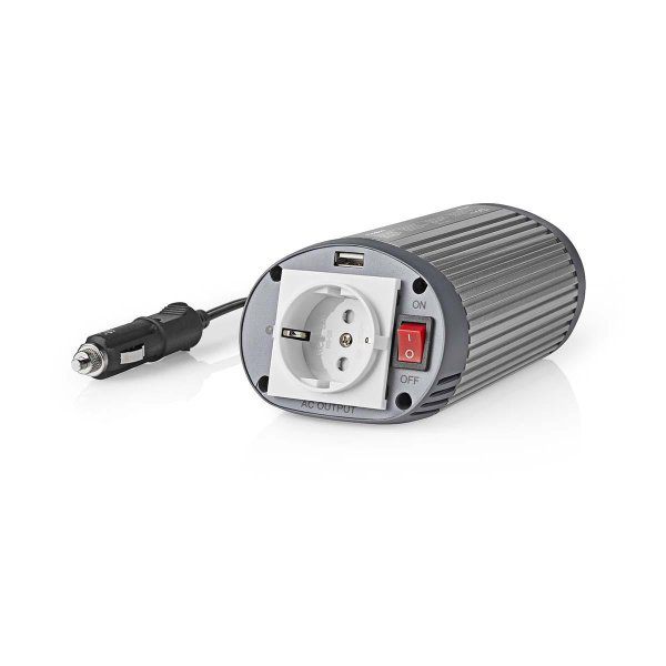 Zoom bild av Strömomvandlare 24 V till 230 V, 150W med USB – för lastbil, buss & båt