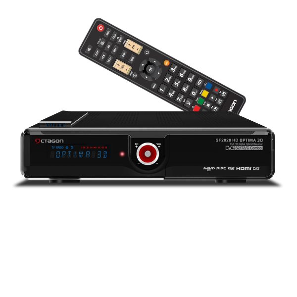 Zoom bild av Octagon SF2028 – Kabel-TV Mottagare med Dubbla DVB-C Tuners & CI+ (PVR Ready)