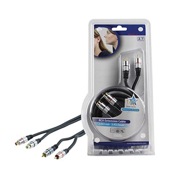 Zoom bild av RCA förlängningskabel 2.5 m