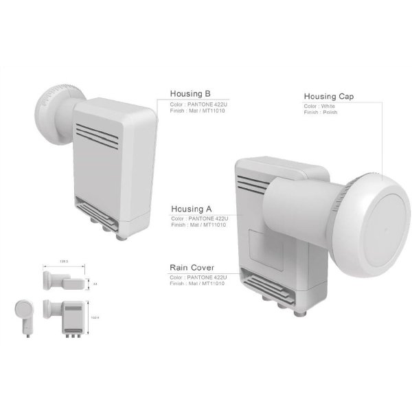 Zoom image of Allente LNB Unicable DCSS 24 kanaler