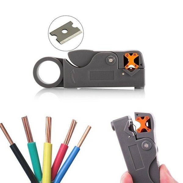 Zoom bild av Skalverktyg till koaxialkabel – För RG6, RG59 och RG58