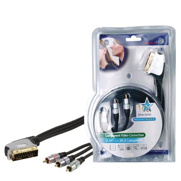Zoom bild av HQ Komponent RGB till Scart