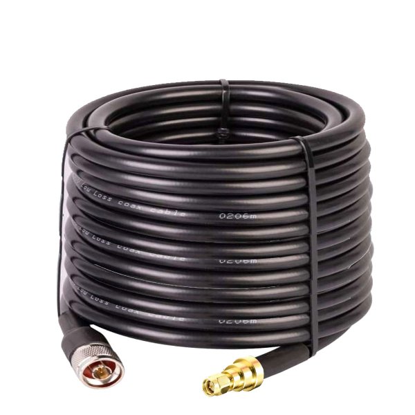 Zoom bild av N-kabel till SMA-kabel LMR400