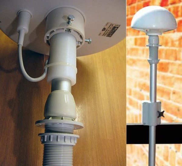 Zoom bild av Tertek Evolution 2 All-In-One Pro – Digital TV- och Internetantenn med 5G MIMO, DAB+ och mast 110 cm