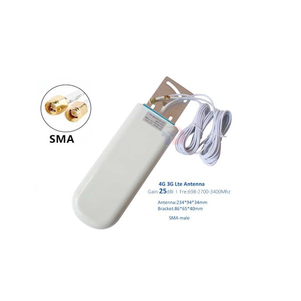 Zoom bild av 4G LTE Utomhusantenn 25 dBi inkl. 5 m Kabel – Kraftfull Riktantenn för Stabilare Internet