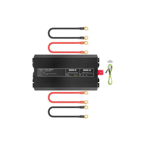 Zoom bild av Strömomvandlare 12V till 230V 3000W – för Husbil, Lastbil, Båt & Camping