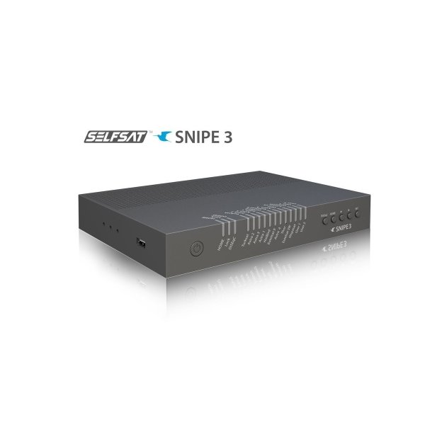 Zoom bild av Selfsat Snipe V3 – Helautomatisk Satellitantenn med GPS och Förbättrad Design