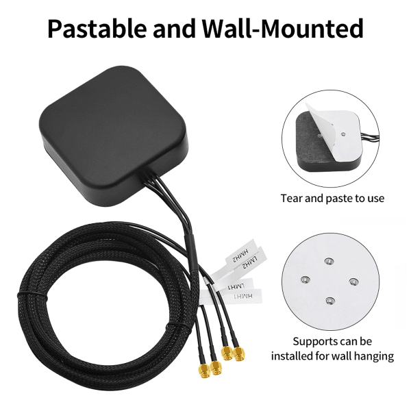 Zoom image of 5G MIMO 4x4 Antenn med Monteringskit – Maximal Hastighet & Stabilitet