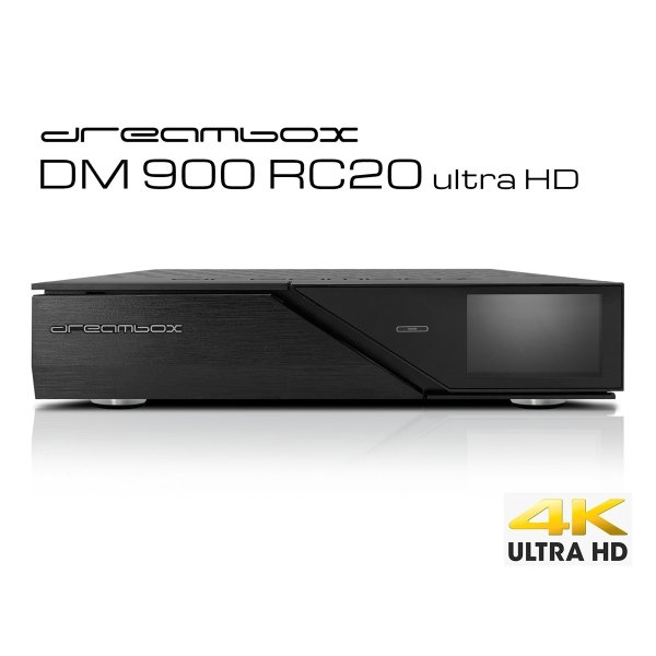 Zoom bild av Dreambox DM900 RC20 UHD 4K DVB-S2 FBC Twin Tuner Linux PVR-mottagare