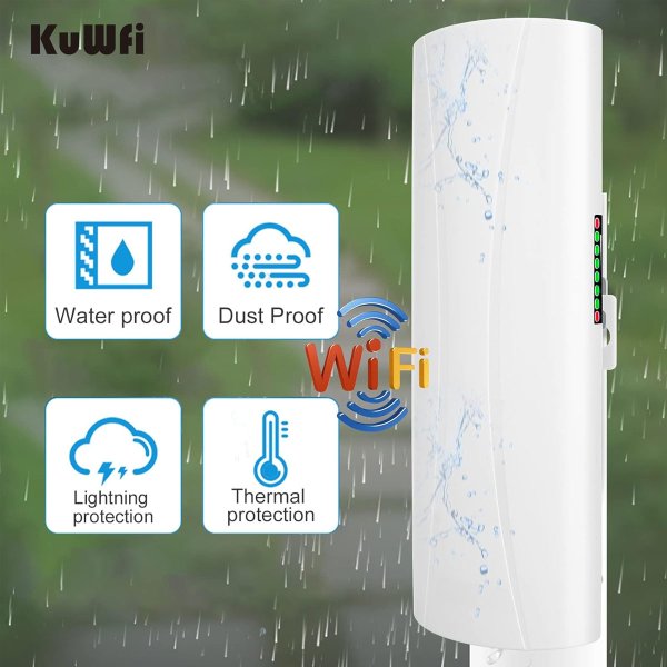 Zoom bild av Qualcomm 300Mbps 3KM utomhus