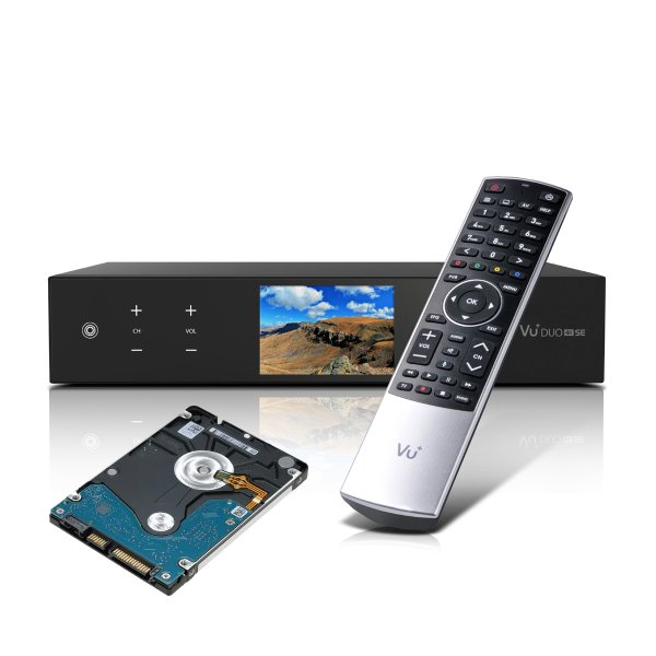 Zoom bild av VU+ Duo 4K SE – Kabel-TV Mottagare med DVB-C FBC Tuner (8 Demodulatorer) – UHD 4K Linux Enigma2 Receiver