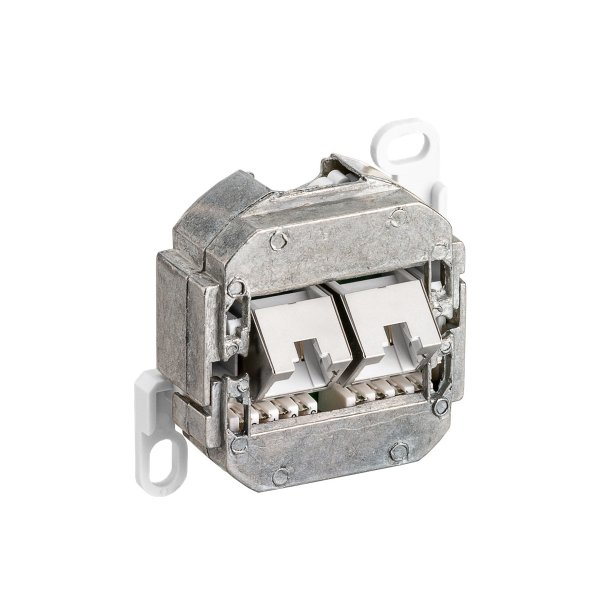 Zoom image of Utanpåliggande UTP-nätverksuttag 2-port