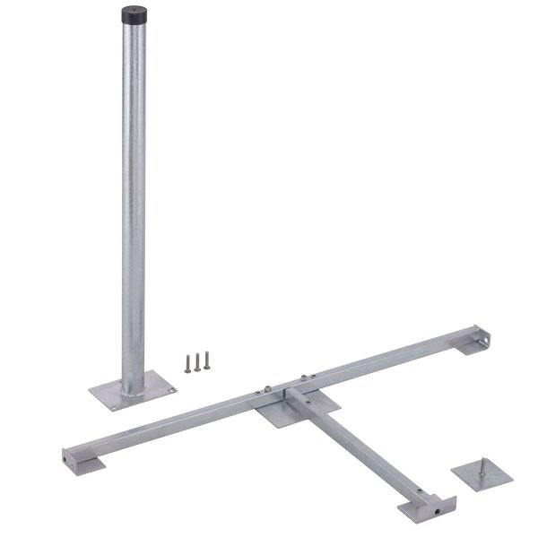 Zoom image of Herkules 2-panel balkongstativ – varmförzinkat stål