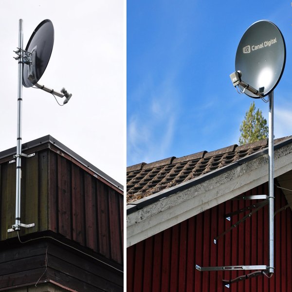 Zoom bild av Väggfäste – Bygger ut 50 cm (extra stabilt maströrsfäste)