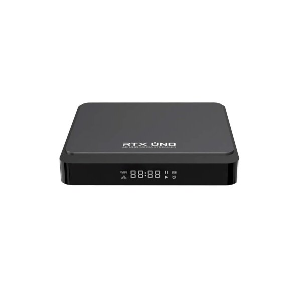 Zoom bild av Gloriaforce RTX Uno 4K UHD Android 11 IPTV Box med HDR10+, Dual-WiFi & Bluetooth