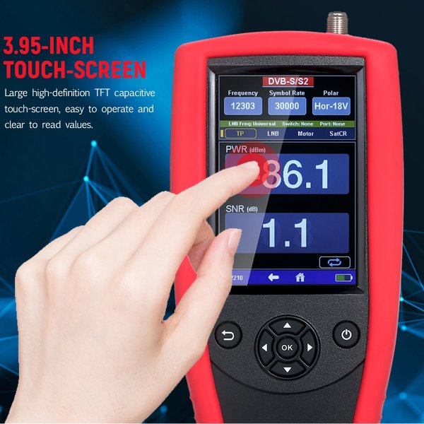 Zoom bild av Satlink ST-2210 Pro – Satellit-instrument med spektrumanalys