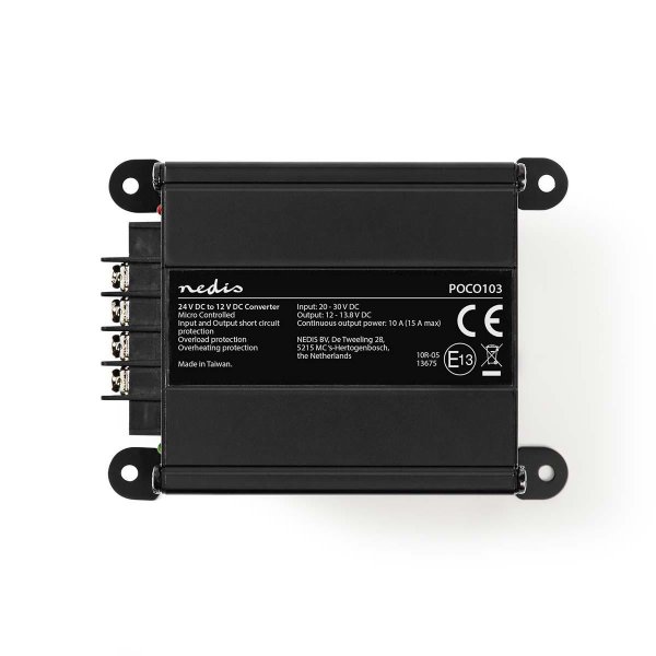 Zoom bild av Strömomvandlare 24 V till 12 V, 120W – för lastbil, buss & båt