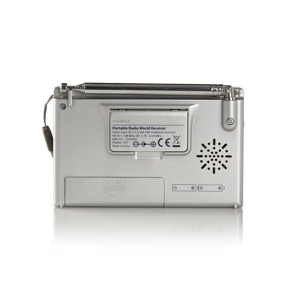 Zoom bild av Världs radio Portabel design AM / FM / SW Batteridriven